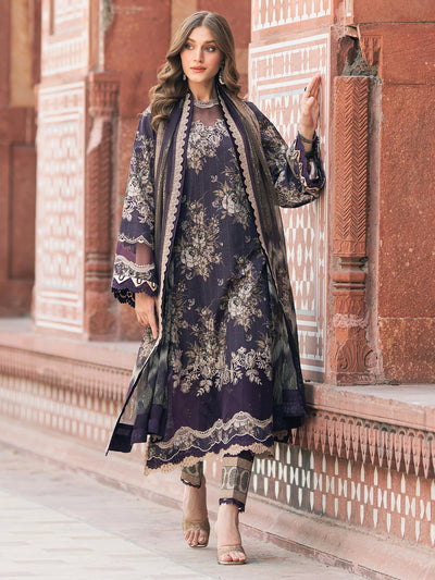Bin Ilyas | Naqsh Naaz Luxury Lawn 25 | 2087 - B -  Bin Ilyas Ladies Clothes - Original Designer Dress - House of Maryam