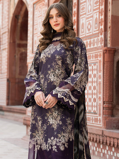 Bin Ilyas | Naqsh Naaz Luxury Lawn 25 | 2087 - B -  Bin Ilyas Ladies Clothes - Original Designer Dress - House of Maryam