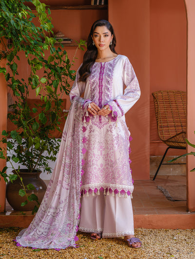 Jade | Cambric 25 | URBANE EMBROIDERED CAMBRIC 25 PNK