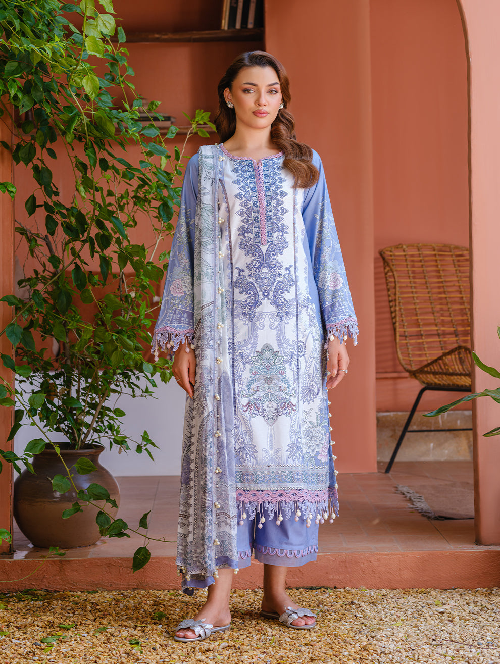 Jade | Cambric 25 | URBANE EMBROIDERED CAMBRIC 25 LB