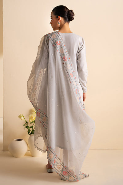 Cross Stitch | Exclusive Pret | Pearl Blue-2 Piece (Shirt & Dupatta)