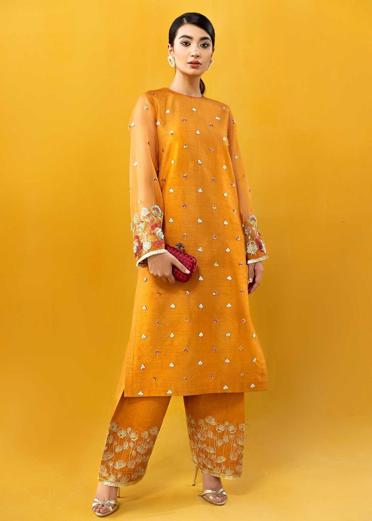 Hana | Vibrant Beyond | Floral Fantasy-VB-1002 -  Hana Ladies Clothes - Original Designer Dress - House of Maryam