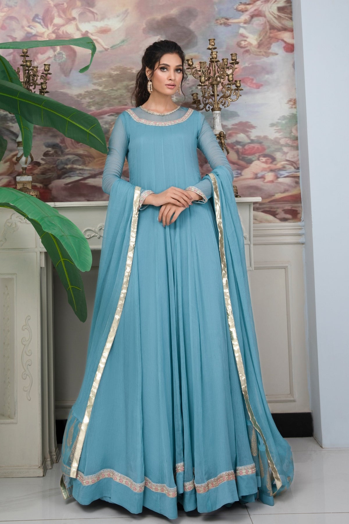 Hania & Umaimaz | Festive Collection | Feroza -  Hania & Umaima  - Original Designer Dress - House of Maryam
