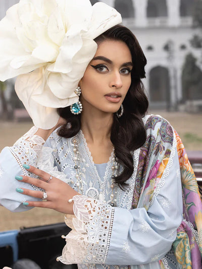 Faiza Faisal | Maya Luxury Lawn | Anja -  Faiza Faisal Luxury - Original Designer Dress - House of Maryam
