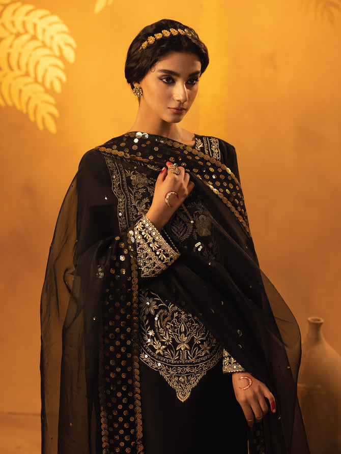 Faiza Faisal | Signature Pret Eid Edit | Elke -  Faiza Faisal Luxury - Original Designer Dress - House of Maryam