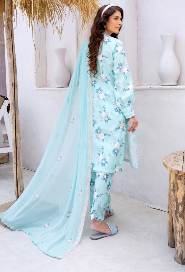 Humdum | Gardenia Lawn 24 | PLG 3 - D04 -  HumDum Luxury - Original Designer Dress - House of Maryam