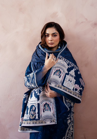 Zarqash | The Winter Luxe Pret | MIDNIGHT PAVILION