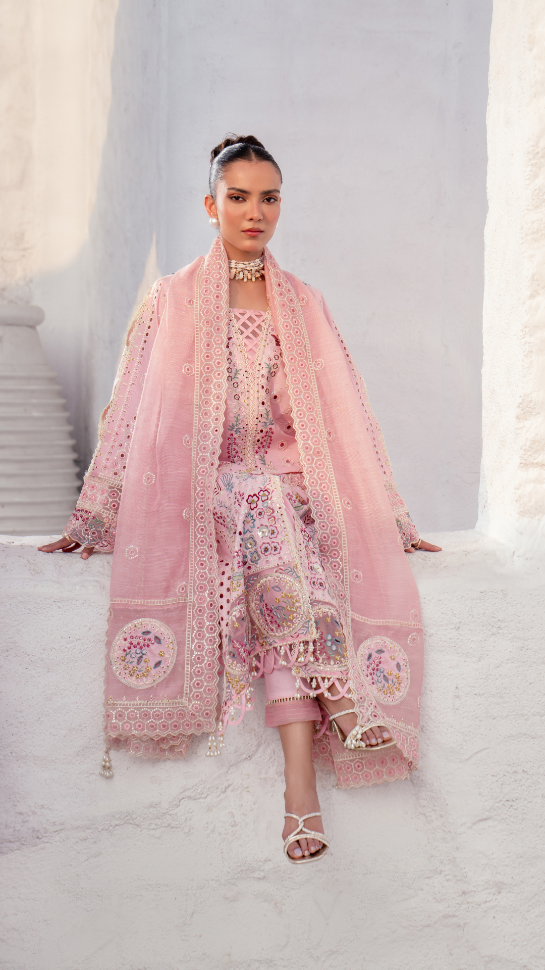 Zebtan | ZA-03 | Anaya Lawn -  Zebtan Luxury Lawn - Original Designer Dress - House of Maryam