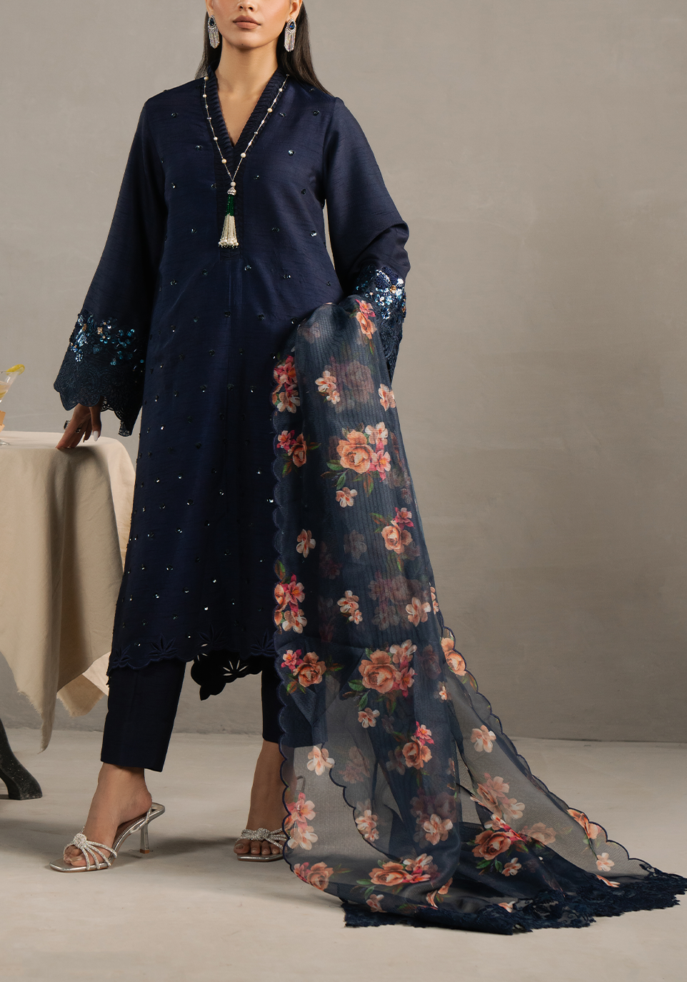 Zarqash | Silk Edit | ZQS 001 AMAYA -  Zarqash Ladies Clothes - Original Designer Dress - House of Maryam