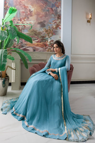 Hania & Umaimaz | Festive Collection | Feroza -  Hania & Umaima  - Original Designer Dress - House of Maryam