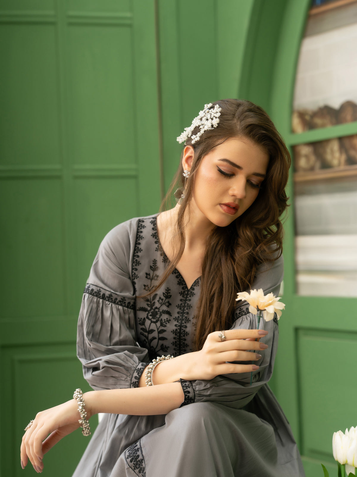 Hania & Umaimaz | Festive Collection | Emma -  Hania & Umaima  - Original Designer Dress - House of Maryam