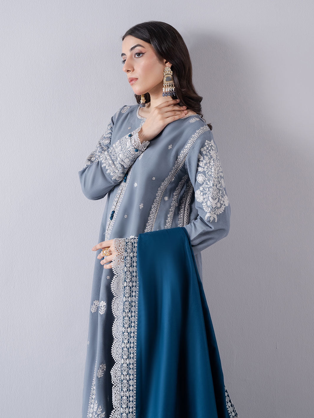 Faiza Faisal | Winter Edit 2024 | ELAAF -  Faiza Faisal Ladies Clothes - Original Designer Dress - House of Maryam