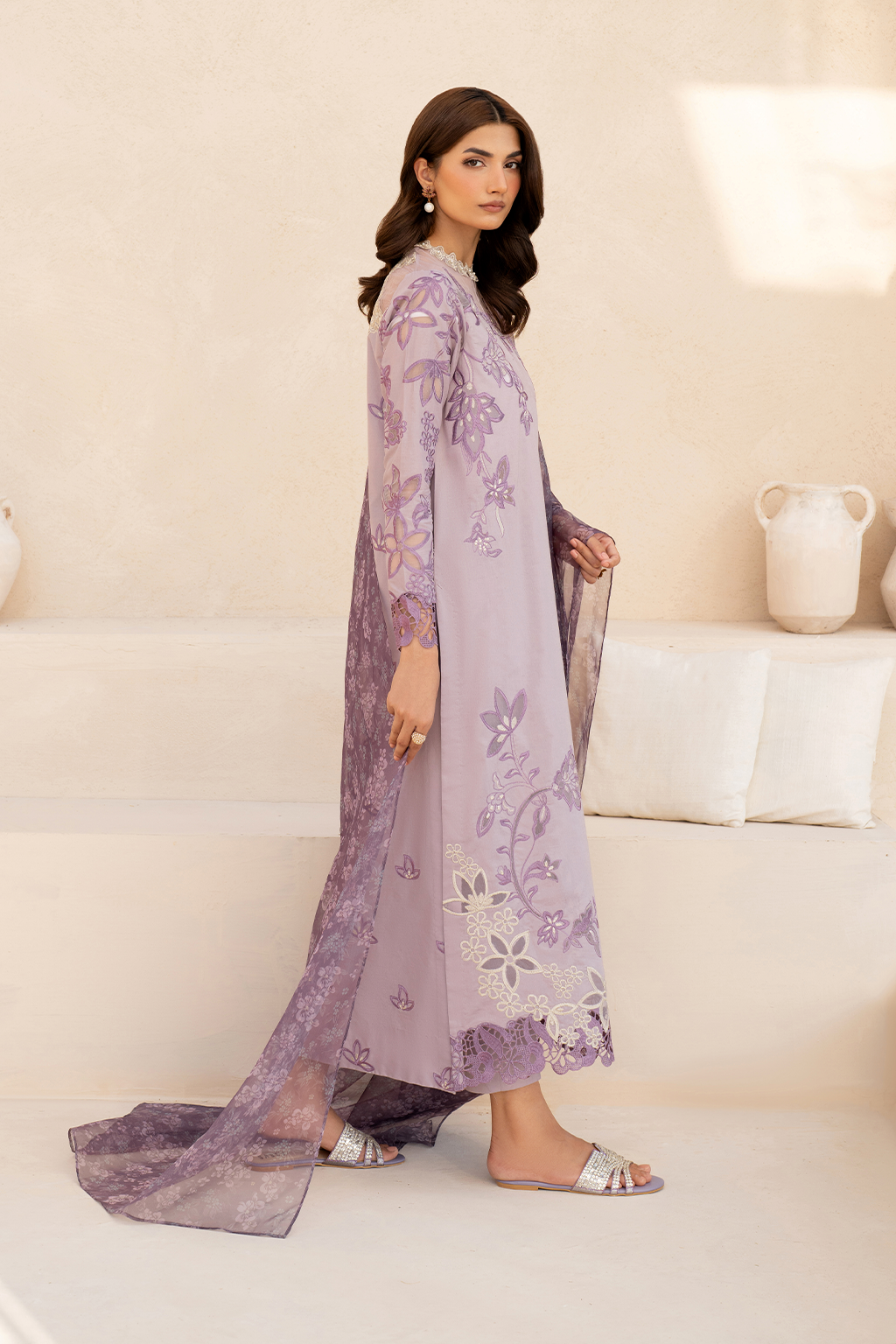 Iznik | Festive Lawn 25 | EFL-01 -  Iznik Ladies Clothes -  House of Maryam