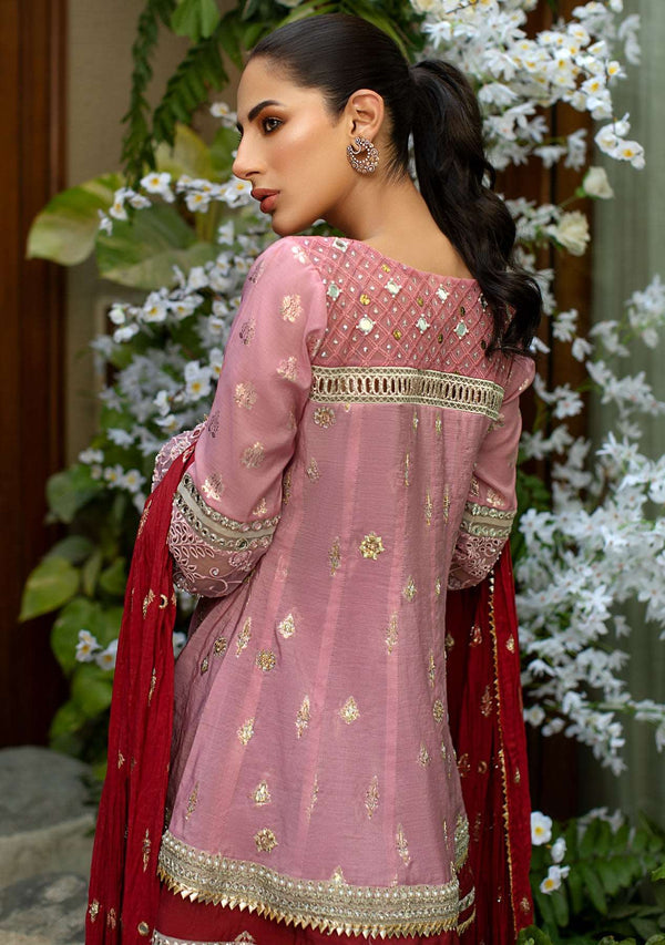 Layla Chatoor | Luxury Pret | Peplum Angrakha Top, image 2