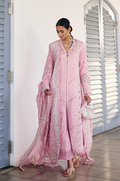 Suffuse Safar lilac pink cotton shirt and culottes, photo 2