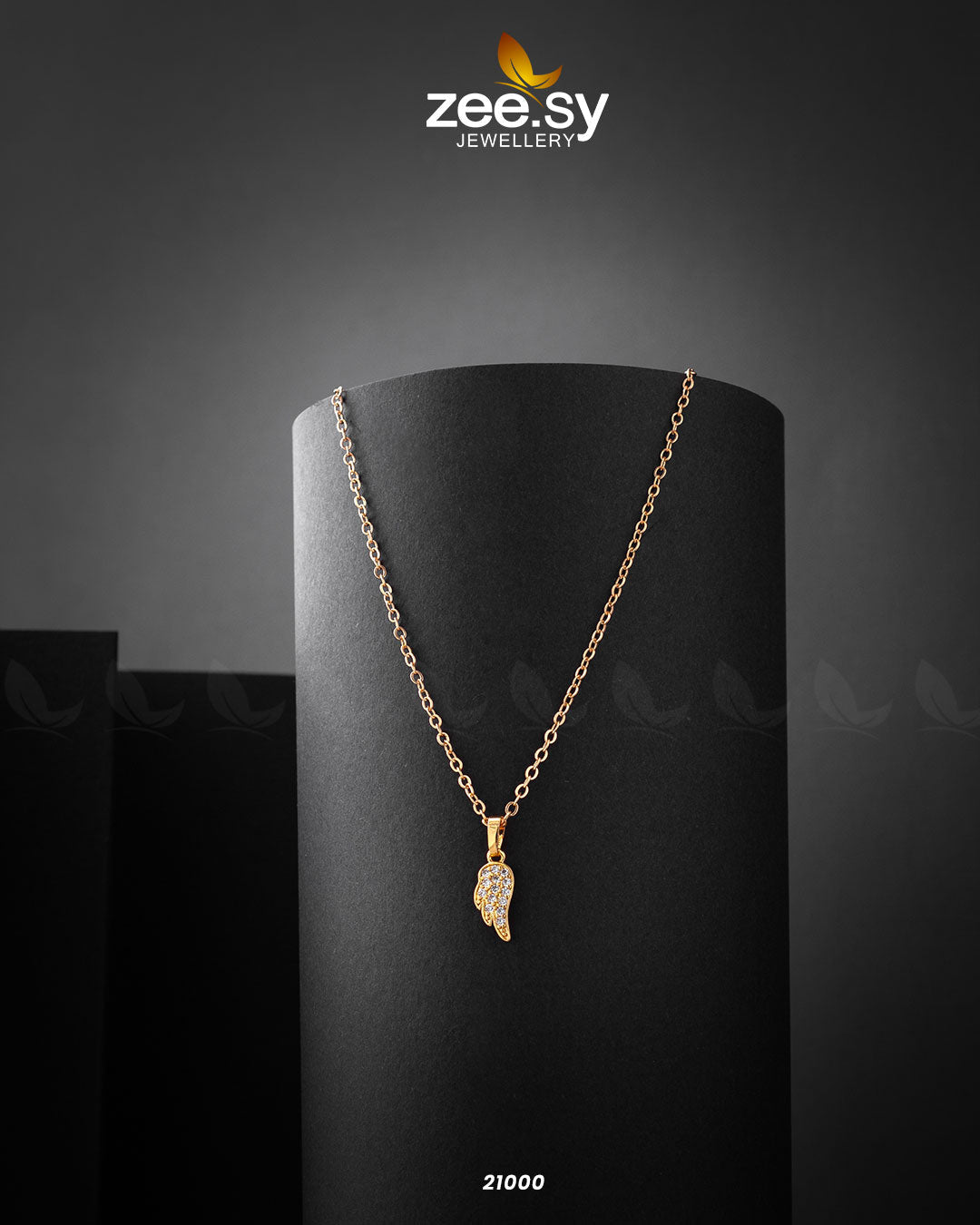 Angel Wing Chain -  Zeesy chains - Original Designer Dress - House of Maryam