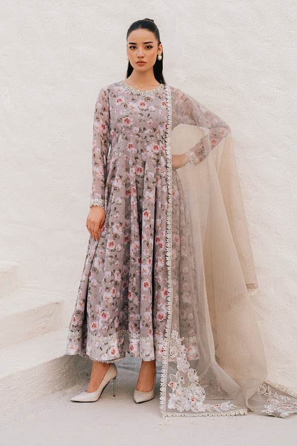 Baroque | Luxury Pret 25 | EMBROIDERED CHIFFON PR-1090