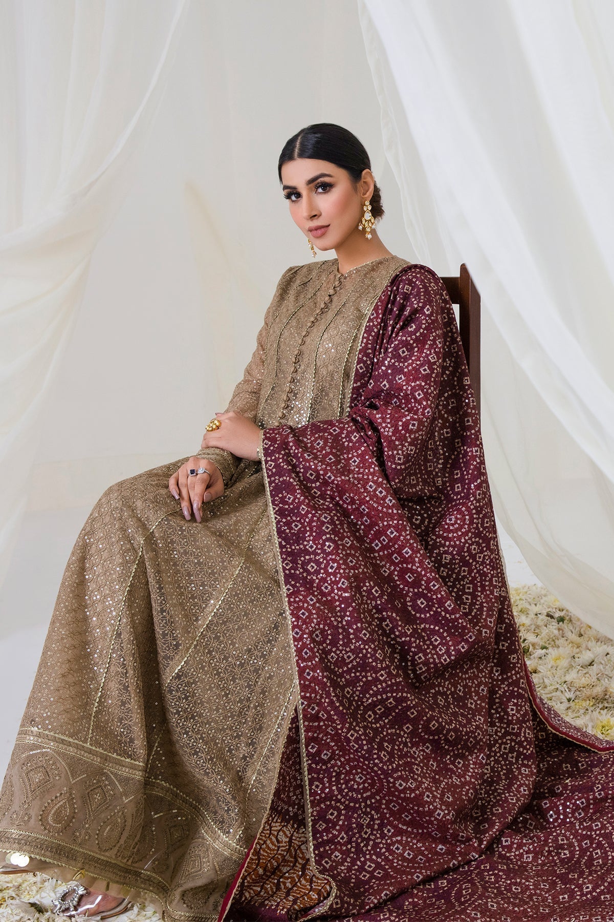 Jazmin | Embroidered Collection | HAZEL HYPE -  Jazmin Luxury - Original Designer Dress - House of Maryam