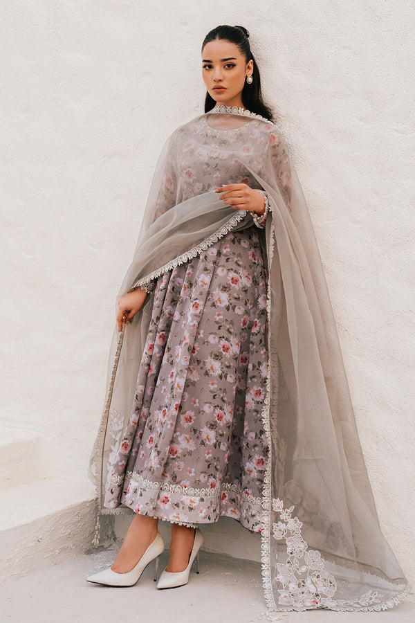 Baroque | Luxury Pret 25 | EMBROIDERED CHIFFON PR-1090, image 3