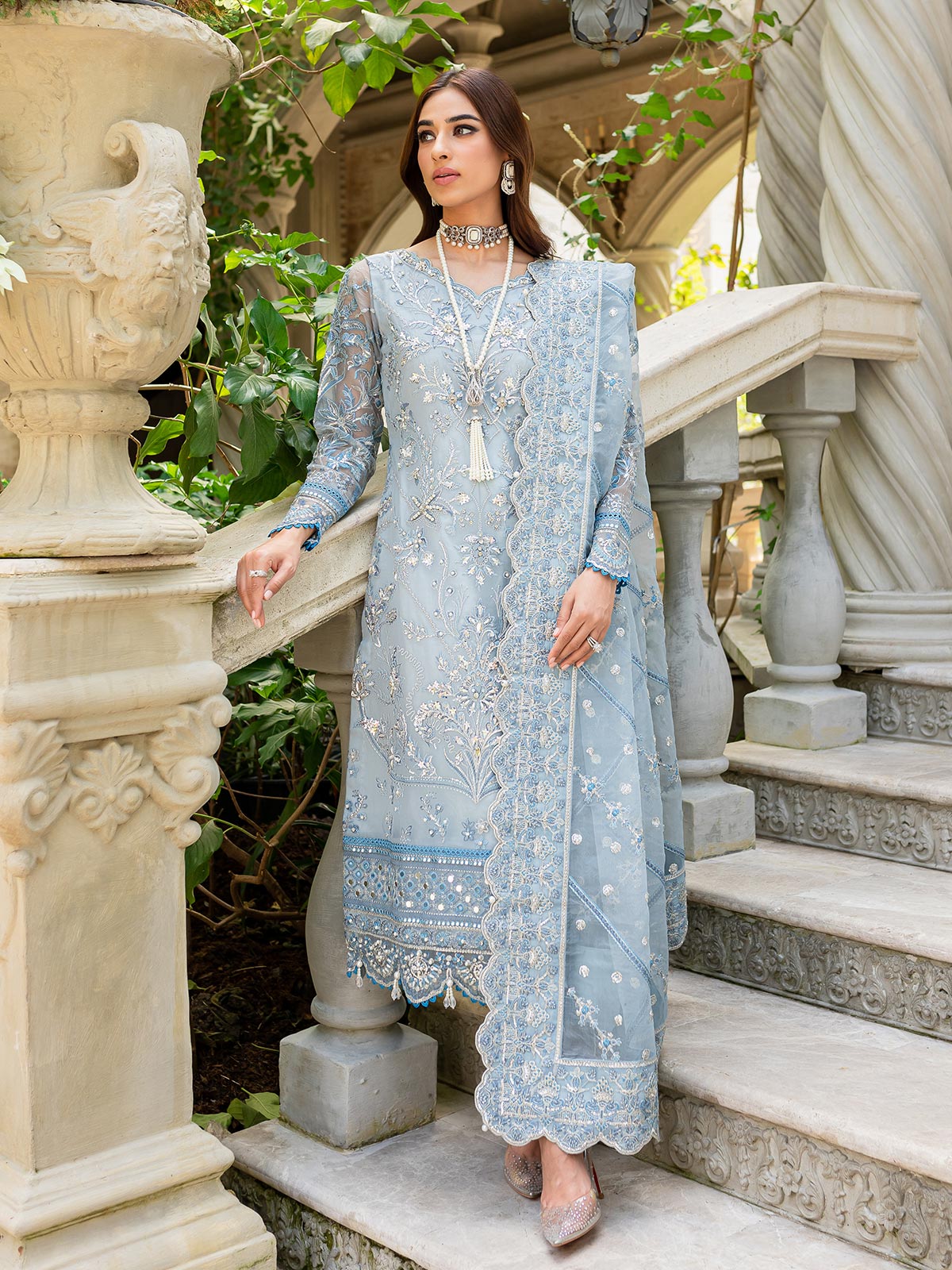 Gulaal | Luxury Pret | ESTIRAH GL-LP-V1-02 -  Gulaal Formal - Original Designer Dress - House of Maryam