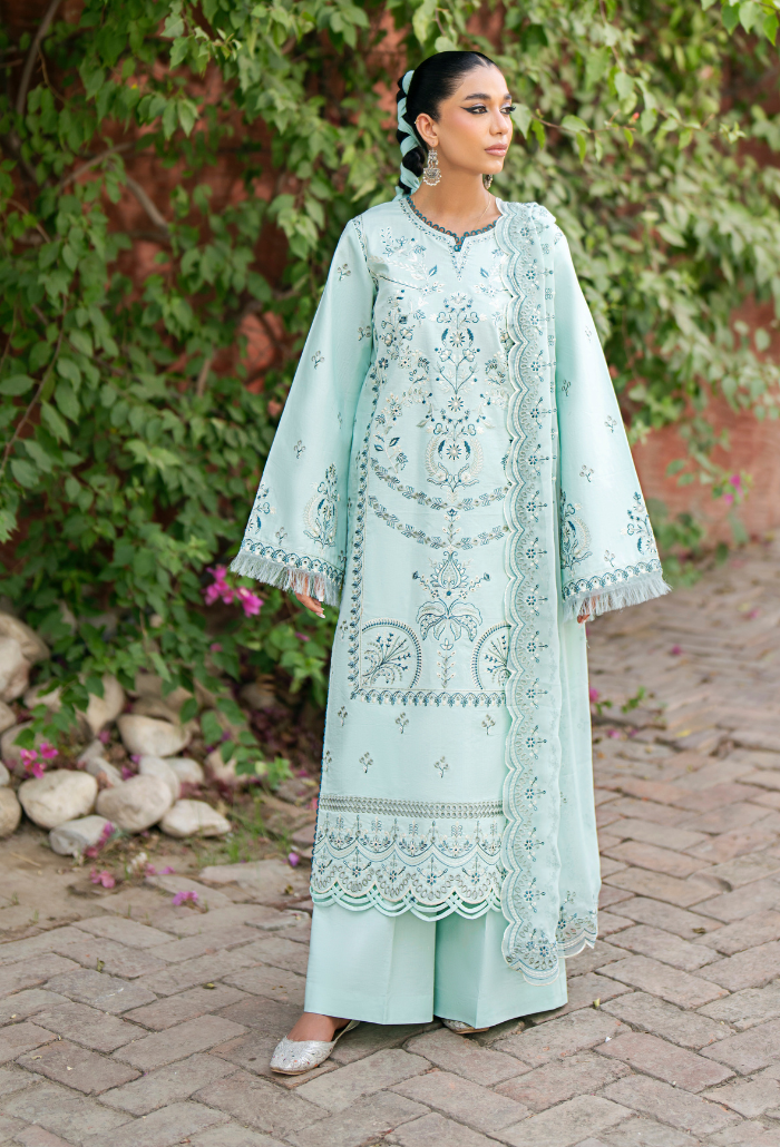 Humdum | Selin Lawn 25 | Selin - D06 -  Humdum Ladies Clothes -  House of Maryam