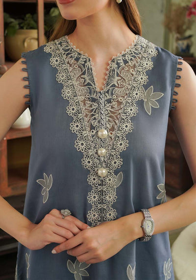 Zarqash | Tresor Luxury Lawn 24 | ZQT 004 THISTLE -  Zarqash Luxury - Original Designer Dress - House of Maryam