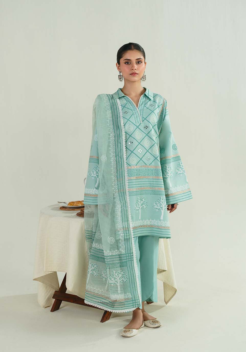 Zarqash | Nazakat Ready to Wear | SEHER -  Zarqash Ladies Clothes - Original Designer Dress - House of Maryam