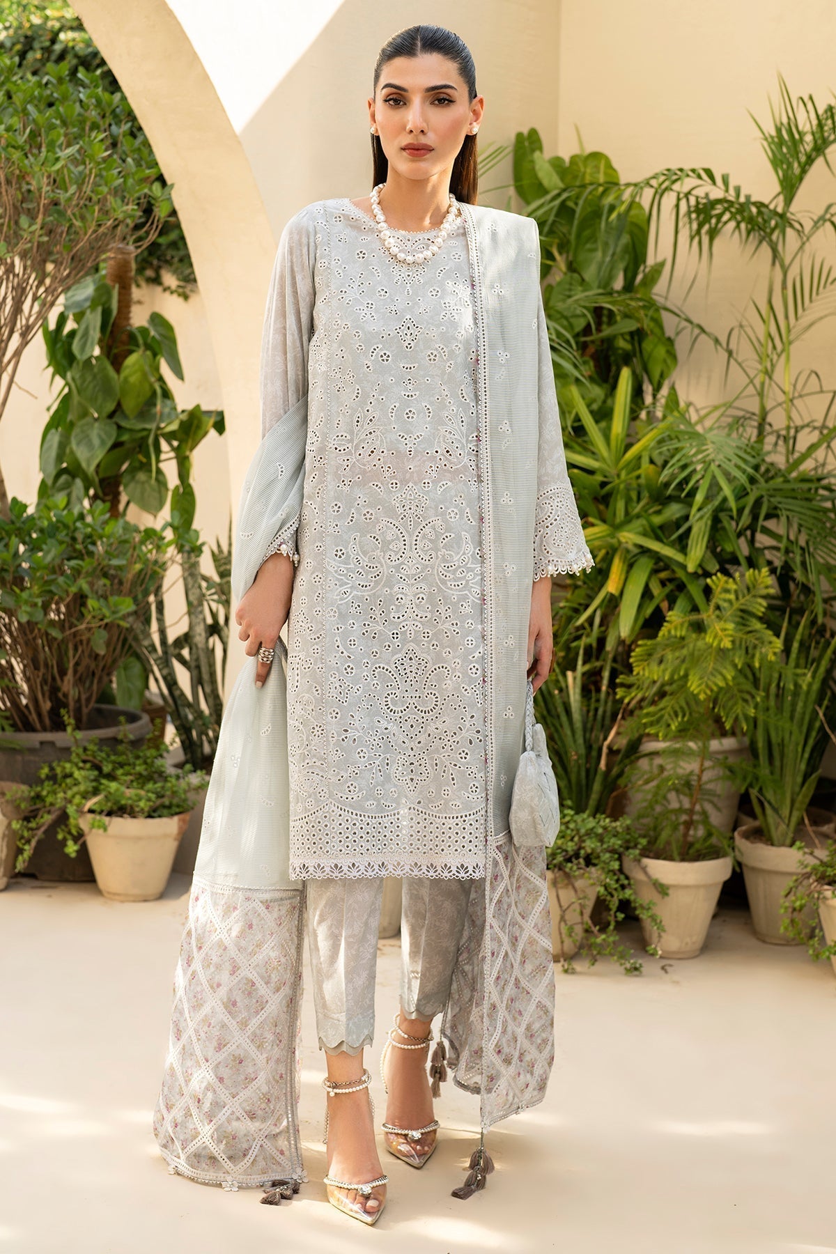 Jazmin | Irish Lawn SS 24 | D2 -  Jazmin Luxury - Original Designer Dress - House of Maryam