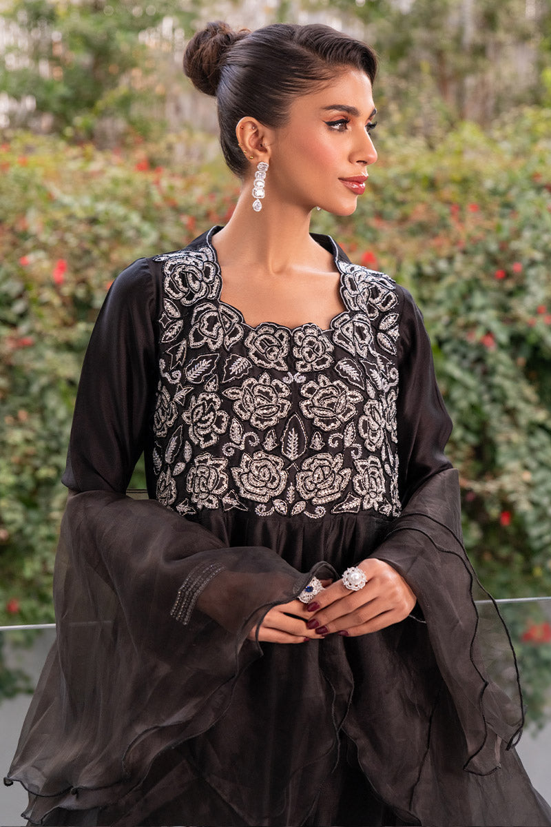 Chic Ophicial | Celenia Pret | Elegant Black Kalidar -  Chic Ophicial Ladies Clothes - Original Designer Dress - House of Maryam