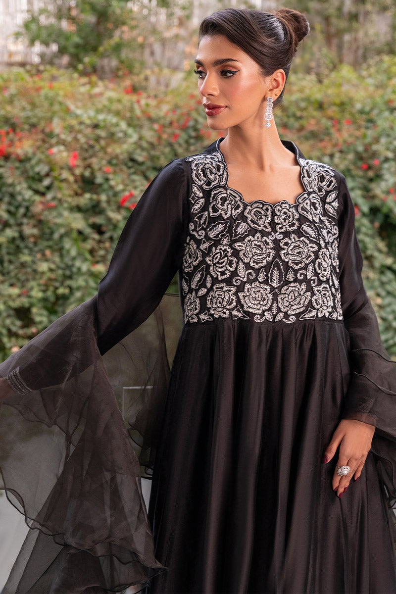Chic Ophicial | Celenia Pret | Elegant Black Kalidar -  Chic Ophicial Ladies Clothes - Original Designer Dress - House of Maryam