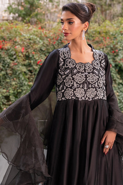 Chic Ophicial | Celenia Pret | Elegant Black Kalidar -  Chic Ophicial Ladies Clothes - Original Designer Dress - House of Maryam