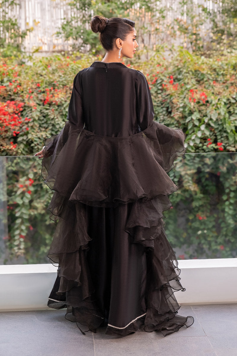 Chic Ophicial | Celenia Pret | Elegant Black Kalidar -  Chic Ophicial Ladies Clothes - Original Designer Dress - House of Maryam