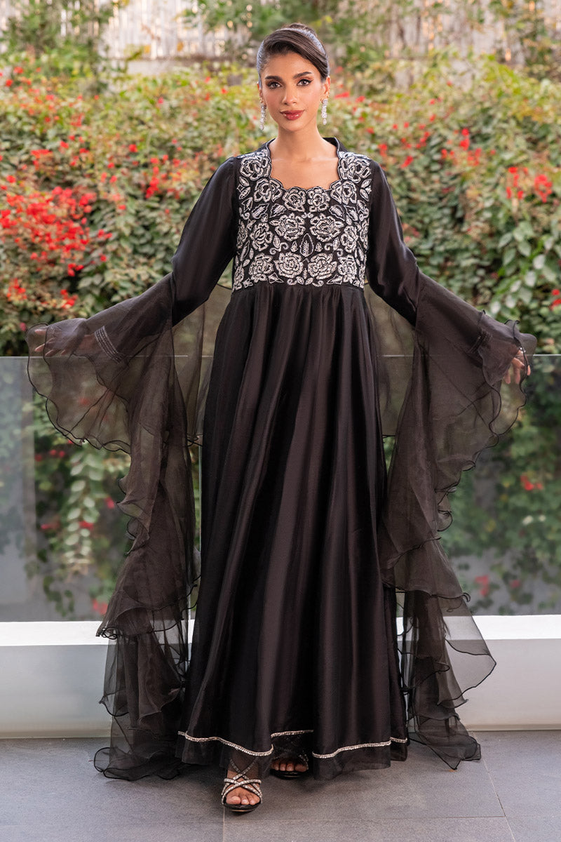 Chic Ophicial | Celenia Pret | Elegant Black Kalidar -  Chic Ophicial Ladies Clothes - Original Designer Dress - House of Maryam