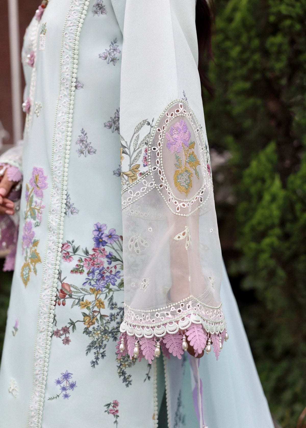 Sardinia | Embroidered Lawn Edit 26 | Misty Morning, image 4