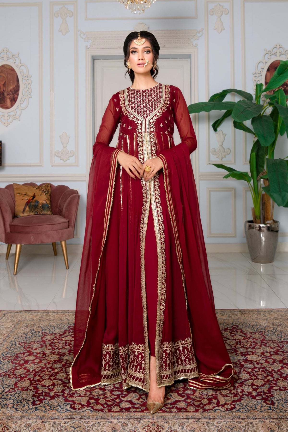 Hania & Umaimaz | Festive Collection | Sindori -  Hania & Umaima  - Original Designer Dress - House of Maryam