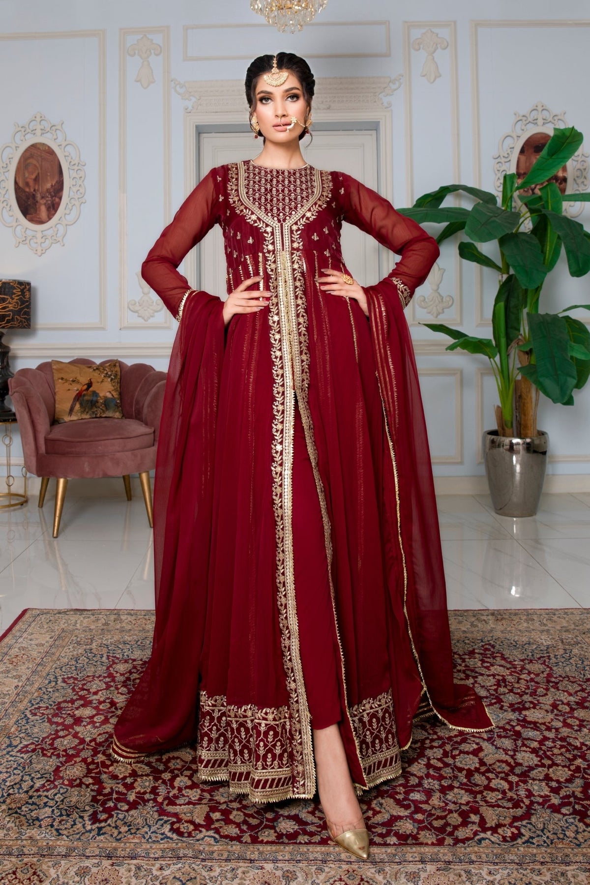 Hania & Umaimaz | Festive Collection | Sindori -  Hania & Umaima  - Original Designer Dress - House of Maryam