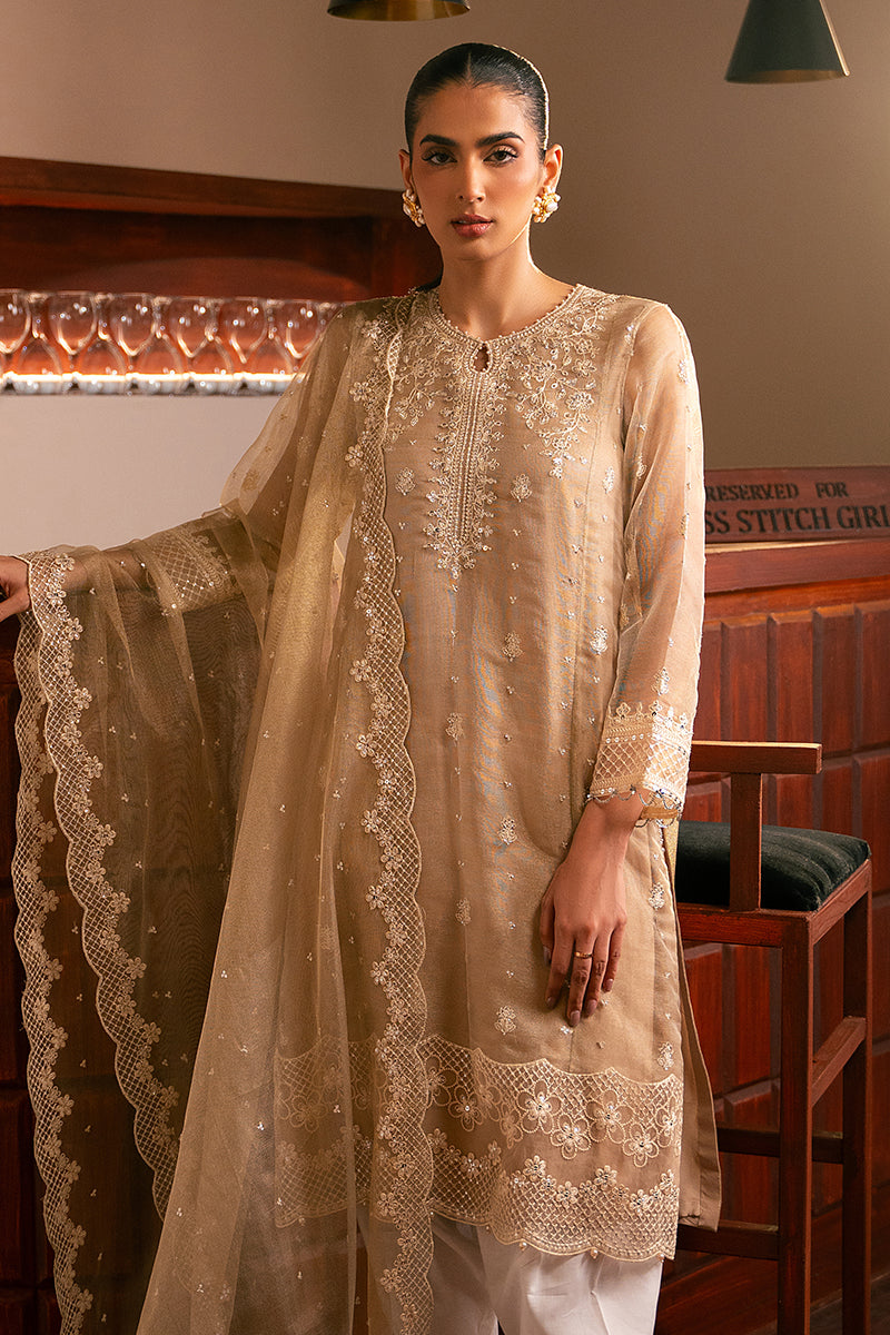 Cross Stitch | Luxury Pret | Sunset Sheen-2 PC (Shirt & Dupatta)-5