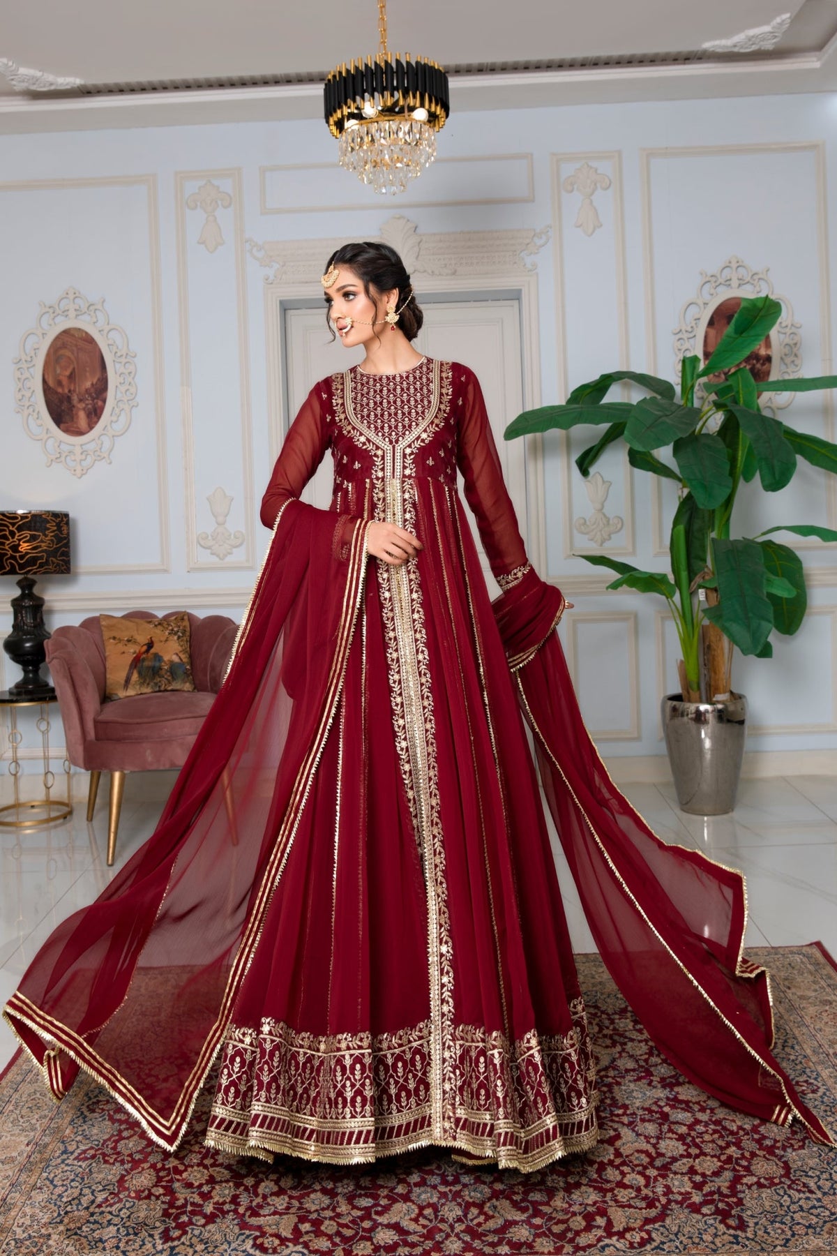 Hania & Umaimaz | Festive Collection | Sindori -  Hania & Umaima  - Original Designer Dress - House of Maryam