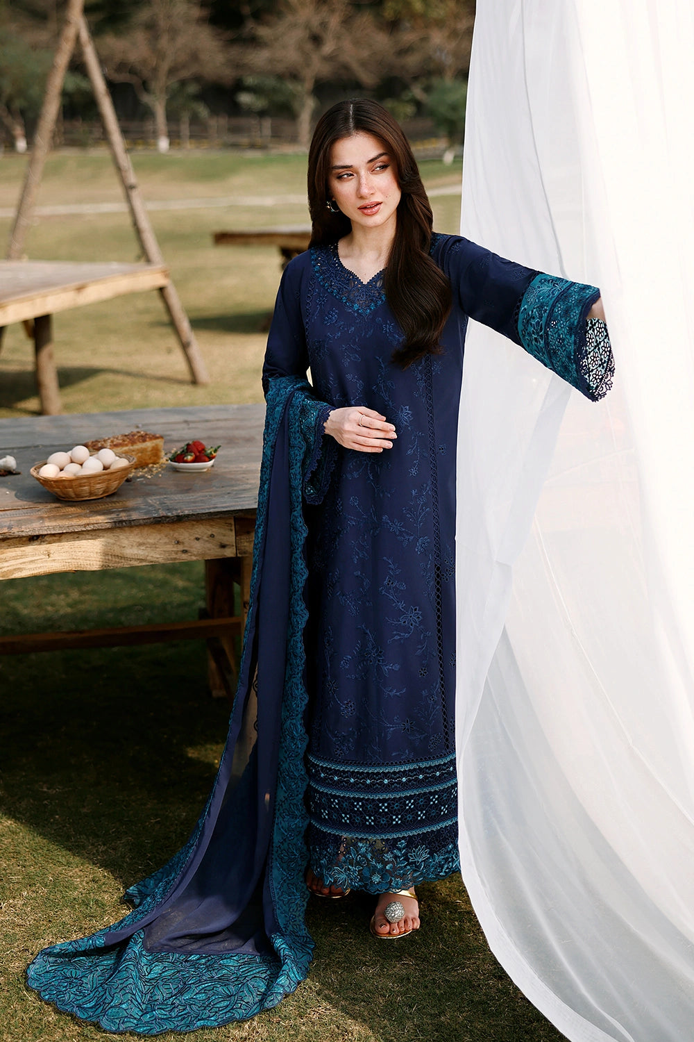 Azure | Luxury Lawn 26 | Blueberry, image 5