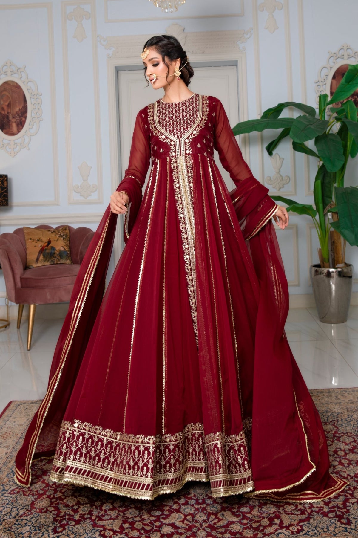 Hania & Umaimaz | Festive Collection | Sindori -  Hania & Umaima  - Original Designer Dress - House of Maryam