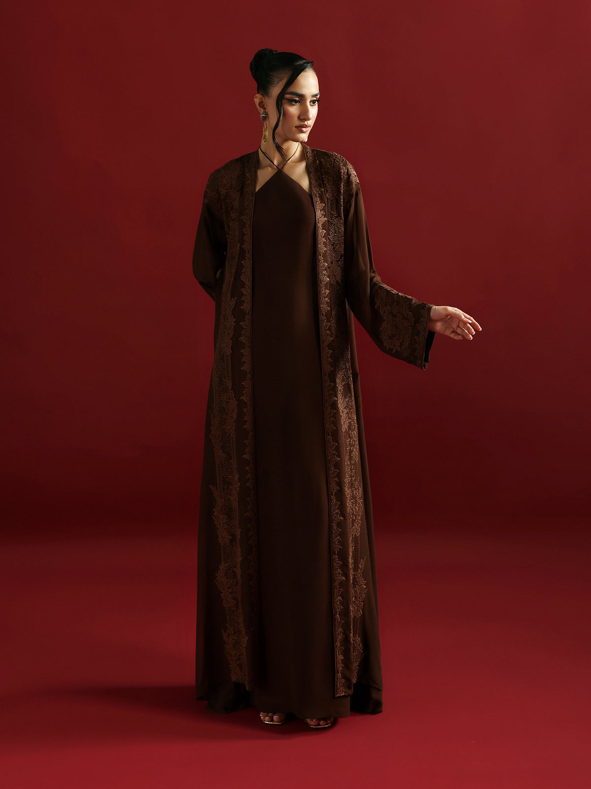 CAIA | Embroidered Edit | Cocoa, image 4