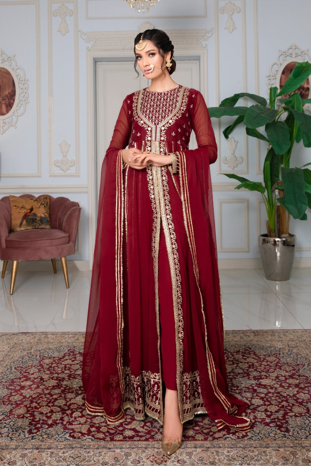 Hania & Umaimaz | Festive Collection | Sindori -  Hania & Umaima  - Original Designer Dress - House of Maryam