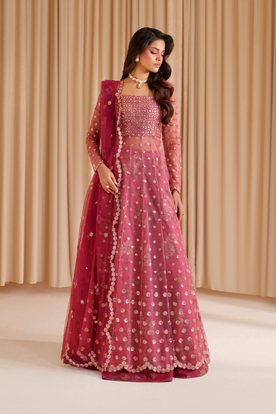 Iznik I Festive Formal I CC-72 Embroidered Net -  Iznik Ladies Clothes - Original Designer Dress - House of Maryam