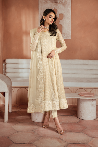 Iznik | Chiffon Kari | ICK-06 Embroidered Chiffon -  Iznik Formal - Original Designer Dress - House of Maryam
