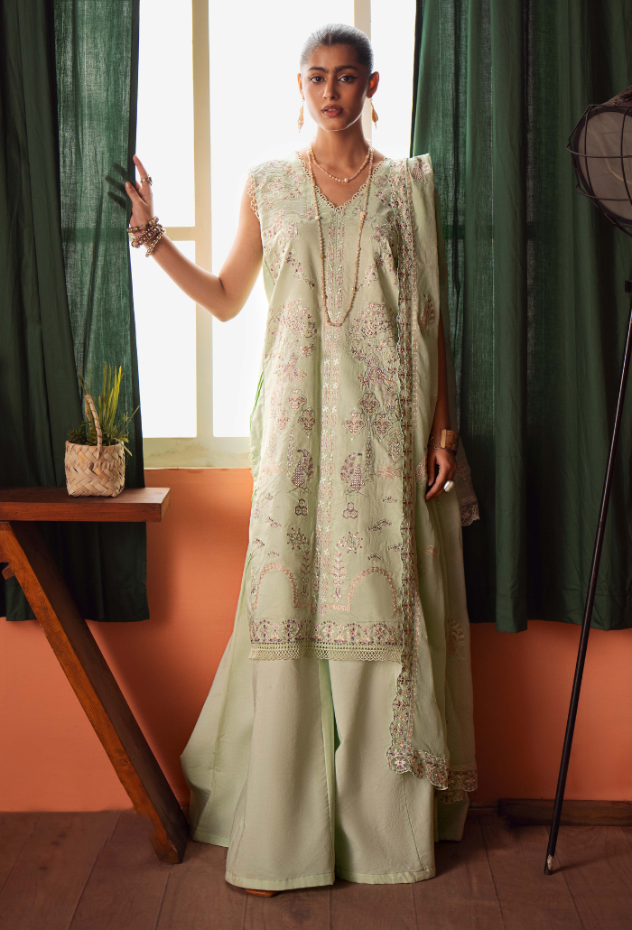 Humdum | Lala Rukh Lawn | Lalarukh - D07 -  Humdum Ladies Clothes - Original Designer Dress - House of Maryam