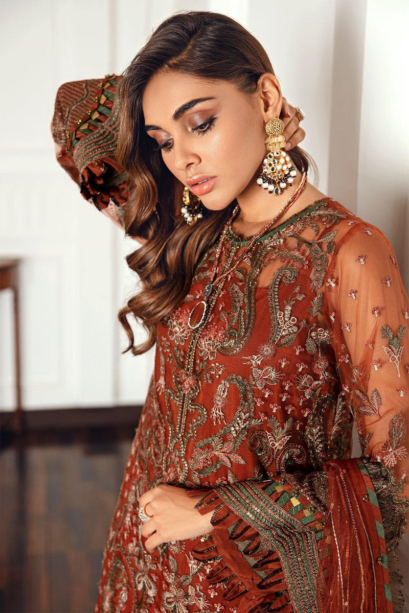 Jazmin | Formals Collection | NET UN-4018 -  Jazmin Formal - Original Designer Dress - House of Maryam