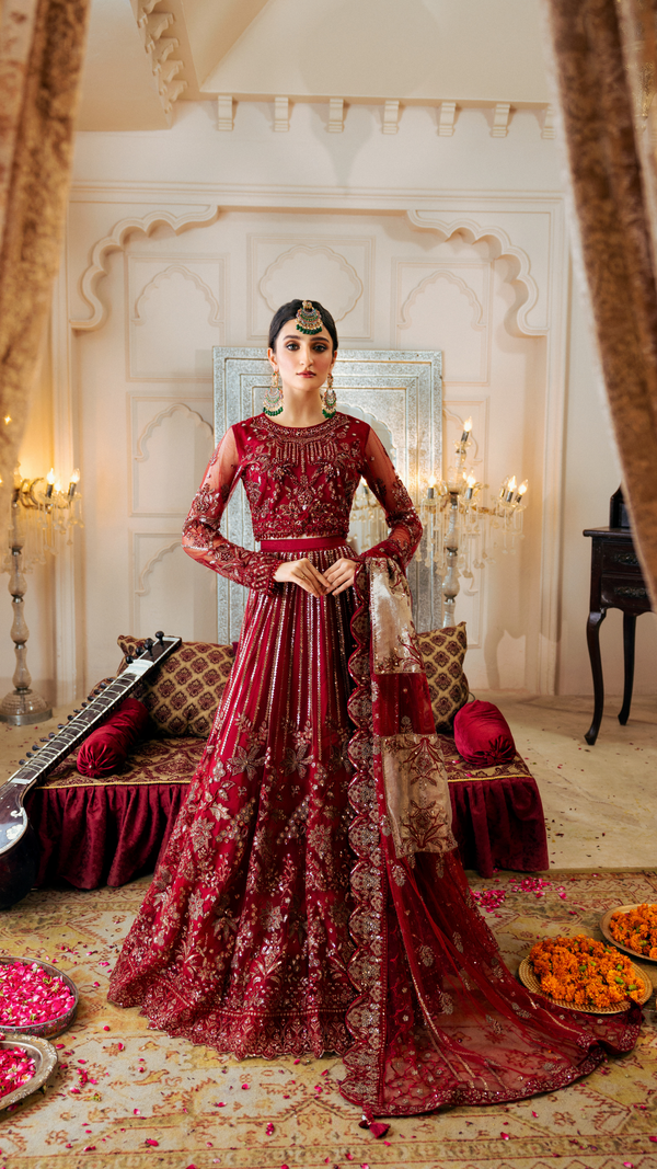 Zebtan | Zircon Wedding Formals | ANARKALI ZQ-09 -  Zebtan Ladies Clothes -  House of Maryam
