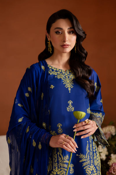 Batik | Aylin Festive Solids | Sole Blue -  Batik Ladies Clothes - Original Designer Dress - House of Maryam