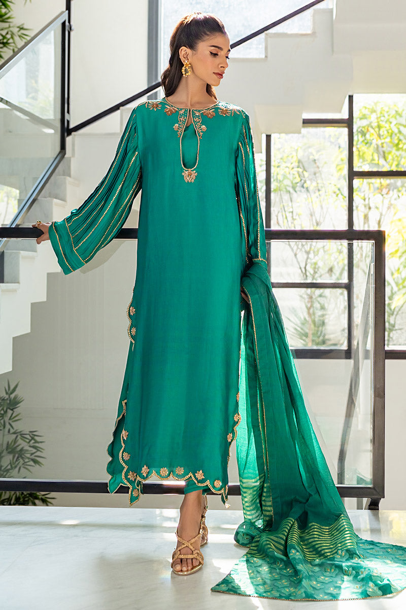 Chic Ophicial | Celenia Pret | Emerald Green -  Chic Ophicial Ladies Clothes - Original Designer Dress - House of Maryam