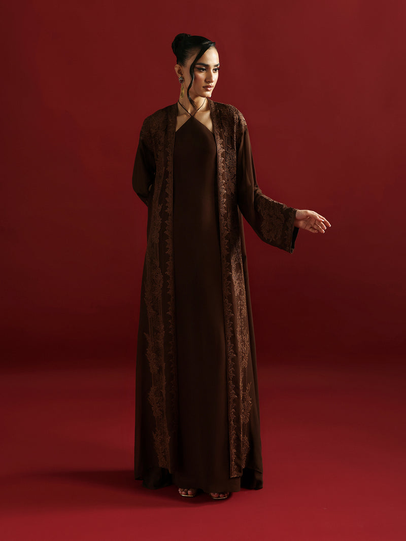 Caia | Embroidered Edit | Cocoa-5